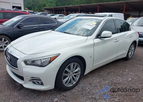 2014 Infiniti Q50 Premium/Sport from USA, damaged, VIN JN1BV7AR5EM700518